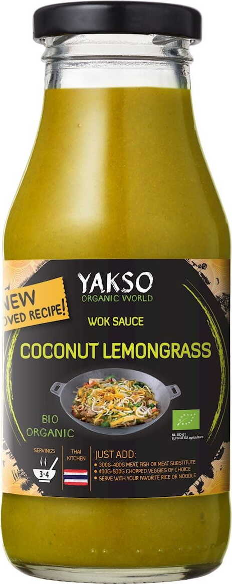 Sauce coco à la citronnelle BIO 240 ml - YAKSO
