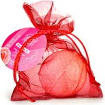 Boule de bain rose subtil pétillant 110 g - MINE DE SEL DE WIELICZKA