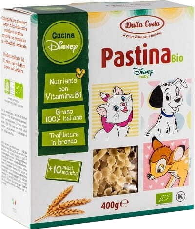 10 mc pâtes (semoule) à la vitamine B1 BIO 400 g - DALLA COSTA