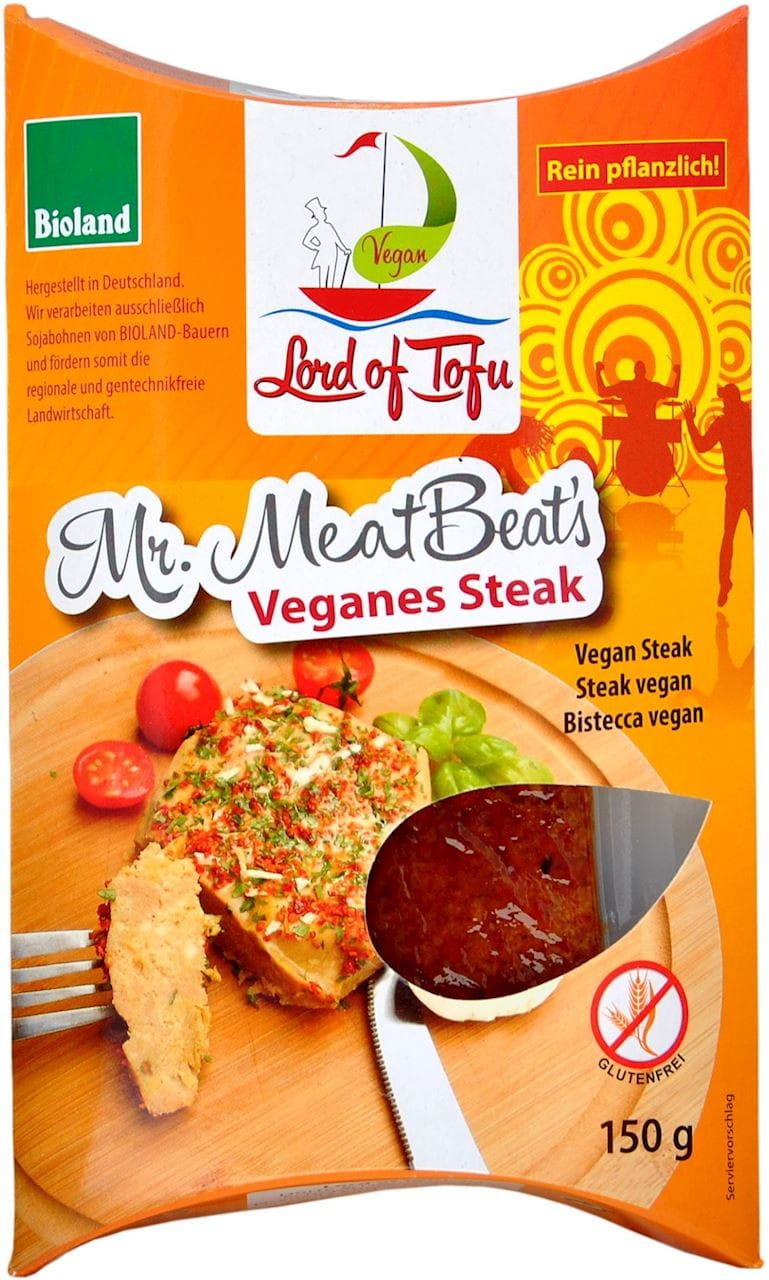 Produit végétalien A'LA bifteck de wikinger sans gluten BIO 150 g - LORD OF TOFU