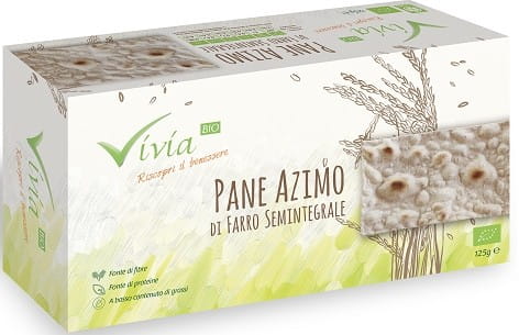Pains plats complets à l'épeautre BIO 125 g - VIVIA