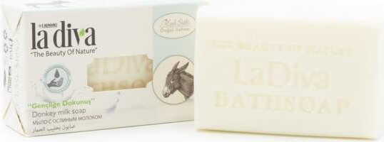 Cube de savon au lait d'ânesse 100 g - LA DIVA