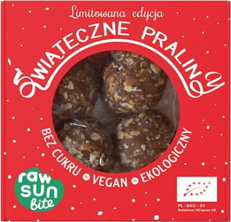 Pralines de Noël BIO 52 g - RAW SUN BITE