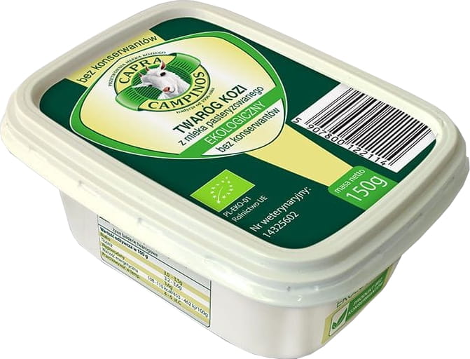 Caillé de chèvre BIO 150 g - CAPRA CAMPINOS