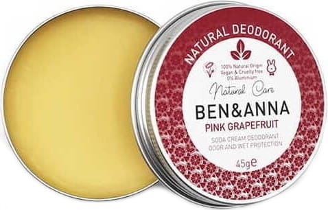 Déodorant Crème Pamplemousse Rose 45 g - BEN & ANNA