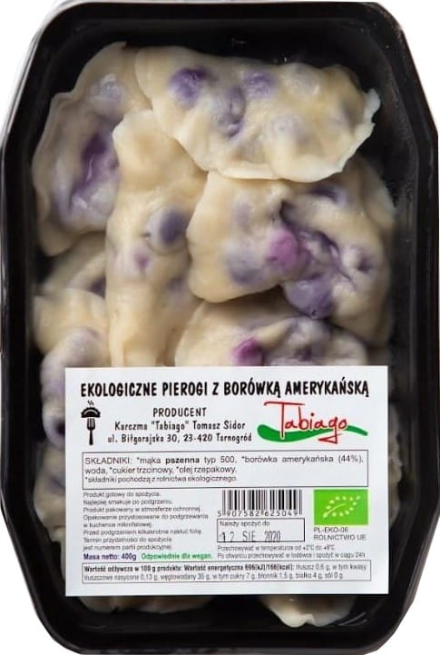 Dumplings à la myrtille américaine BIO 400 g - KARCZMA TABIAGO