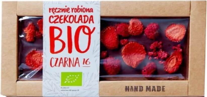 Dessert chocolat aux fraises et framboises BIO 53 g - CONFISERIE STAROPOLSKA