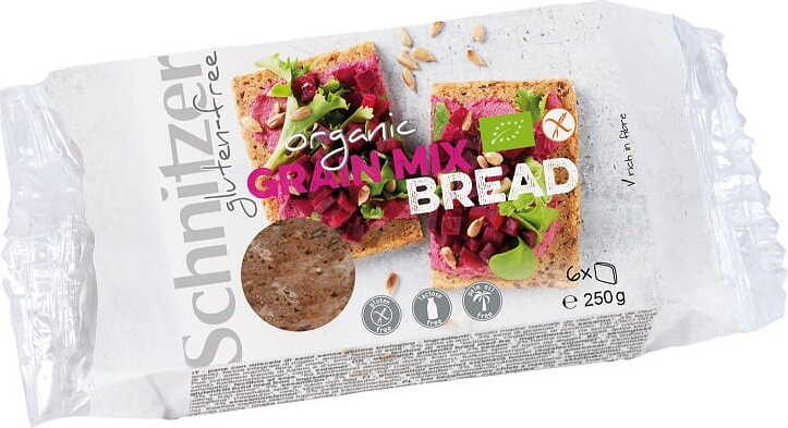 Pain de mie multicéréales sans gluten BIO 250 g - SCHNITZER