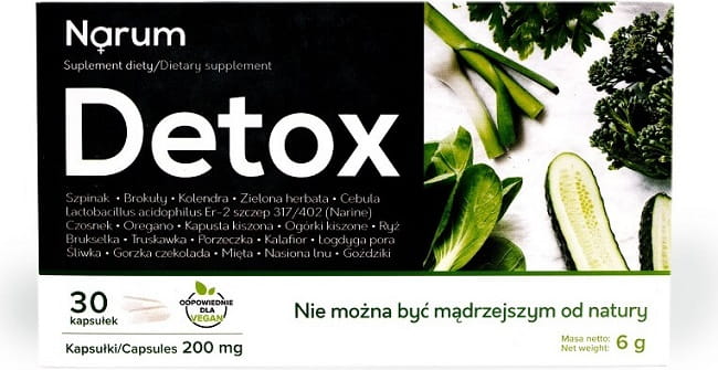 Détox narine 200 MG 30 gélules NARUM