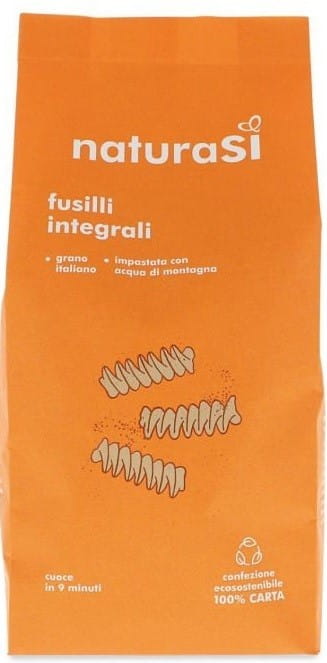 Pâtes fusilli à grains entiers BIO 500 g NATURASI