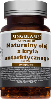 Huile de Krill Antarctique Naturelle 500 MG 30 gélules SINGULARIS