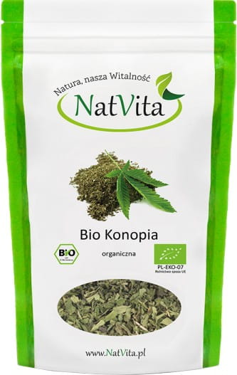 Thé de chanvre, feuilles coupées BIO 100g NATVITA