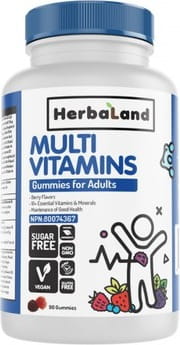 Gelées fonctionnelles pour adultes multivitamines adulte 90 pcs HERBALAND