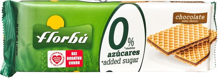 Gaufrettes fourrées au cacao sans sucre ajouté 160 g FLORBU