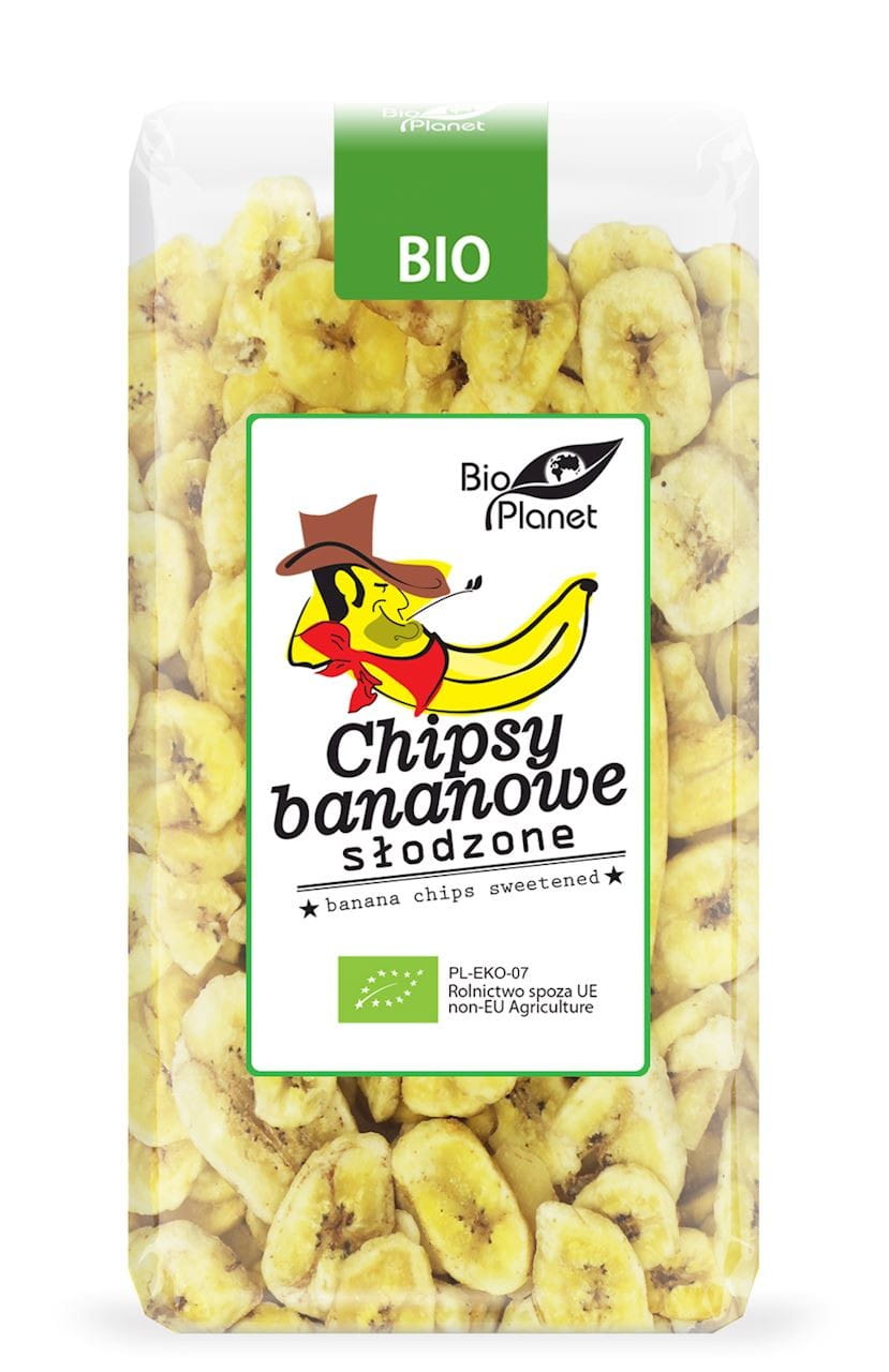 Chips de banane sucrées BIO 350 g - BIO PLANET