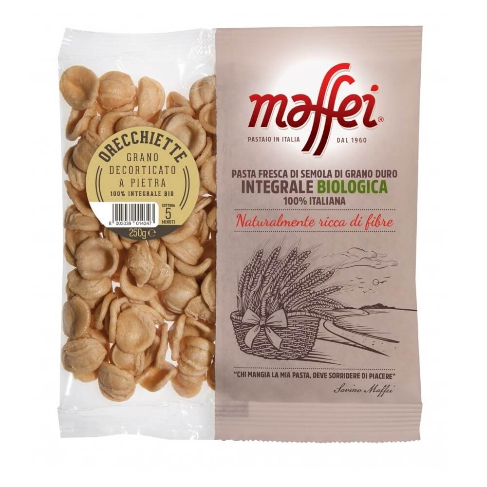 Orecchiette fraîche BIO pâtes complètes 250 g MAFFEI