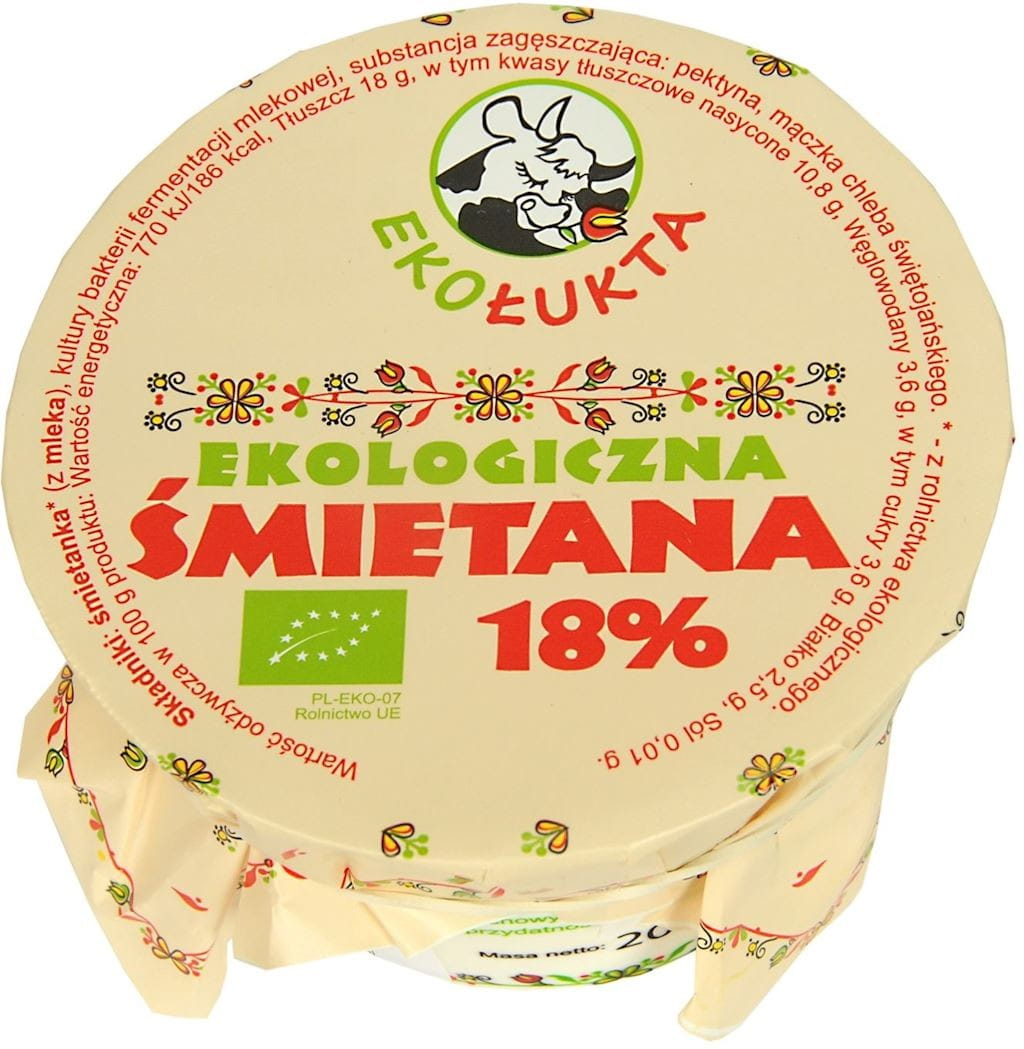 Crème 18% BIO 200 g - ECO LUKTA