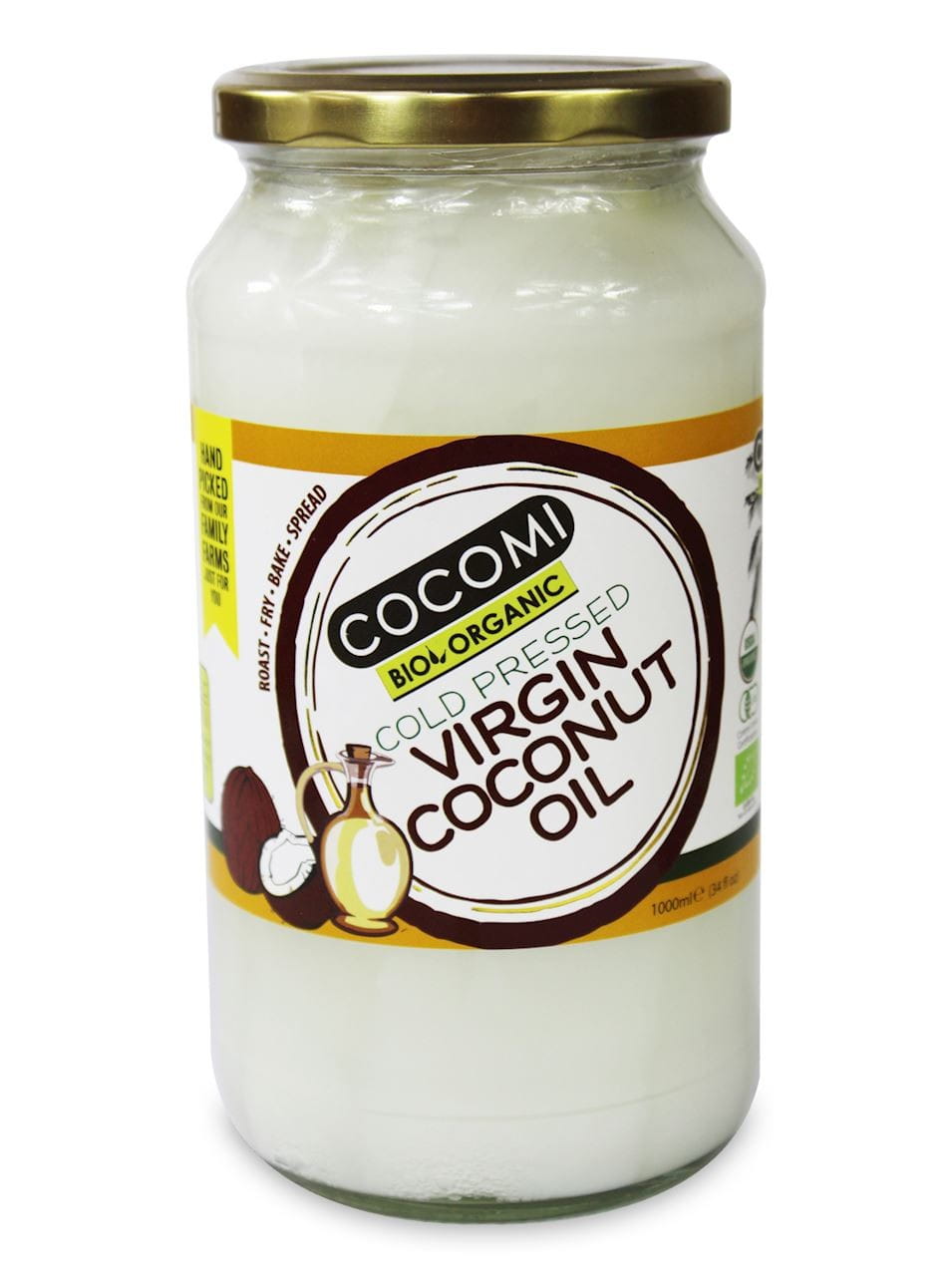 Huile de coco vierge BIO 1000 ml - COCOMI