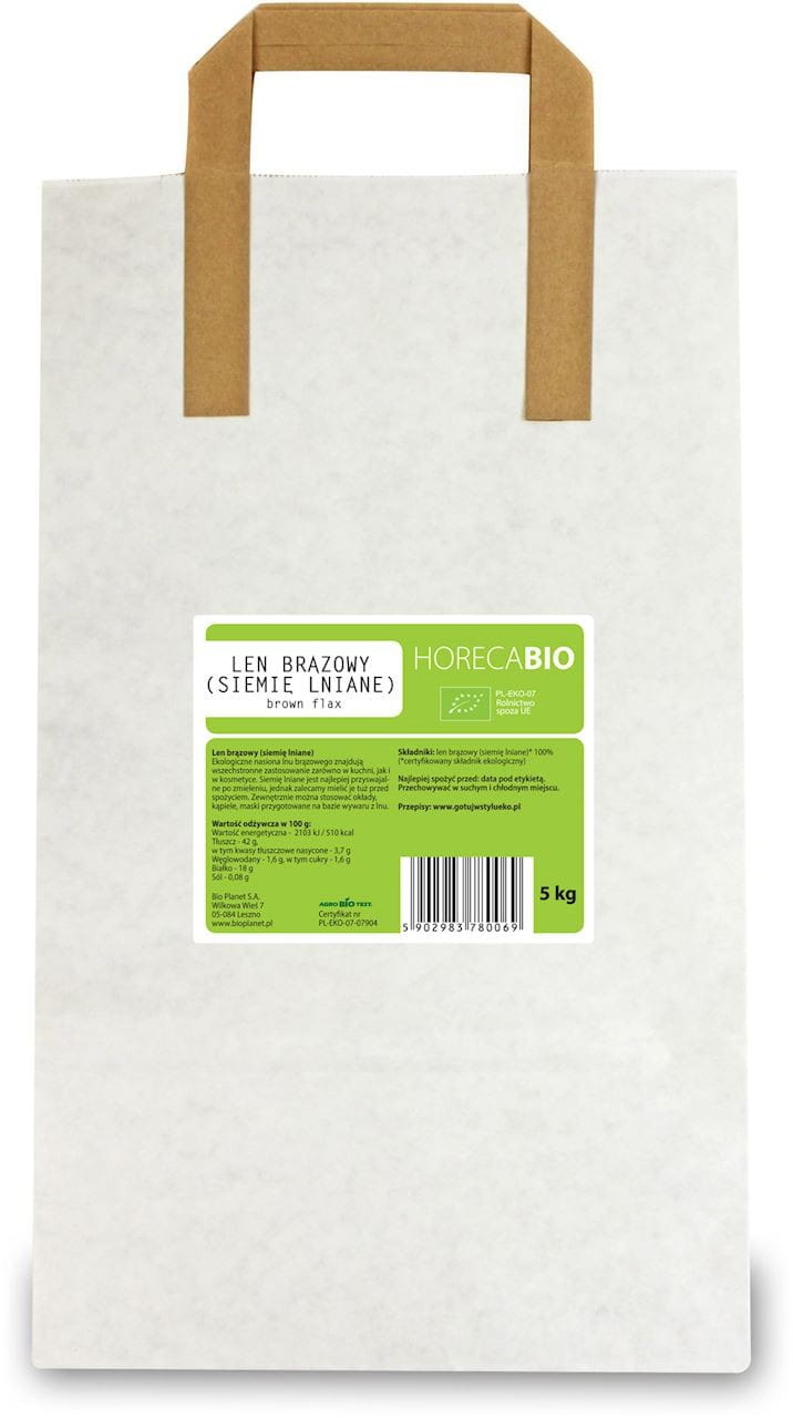 Lin brun (graines de lin) BIO 5 kg - HORECA