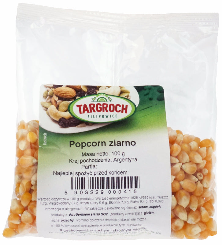 Pop corn grain 100g TARGROCH