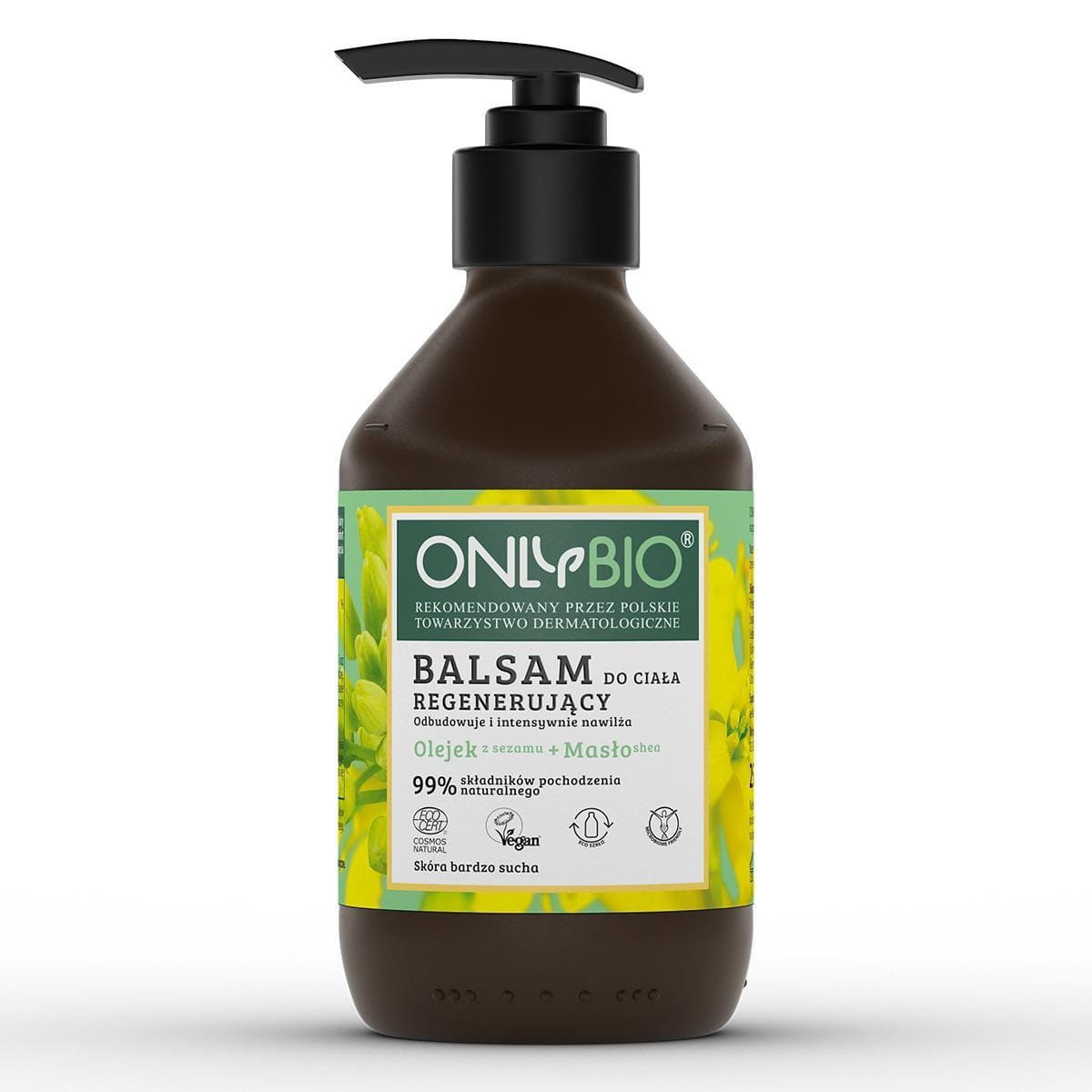 Lotion corporelle régénérante huile de sésame + beurre de karité eco 250 ml - ONLY BIO