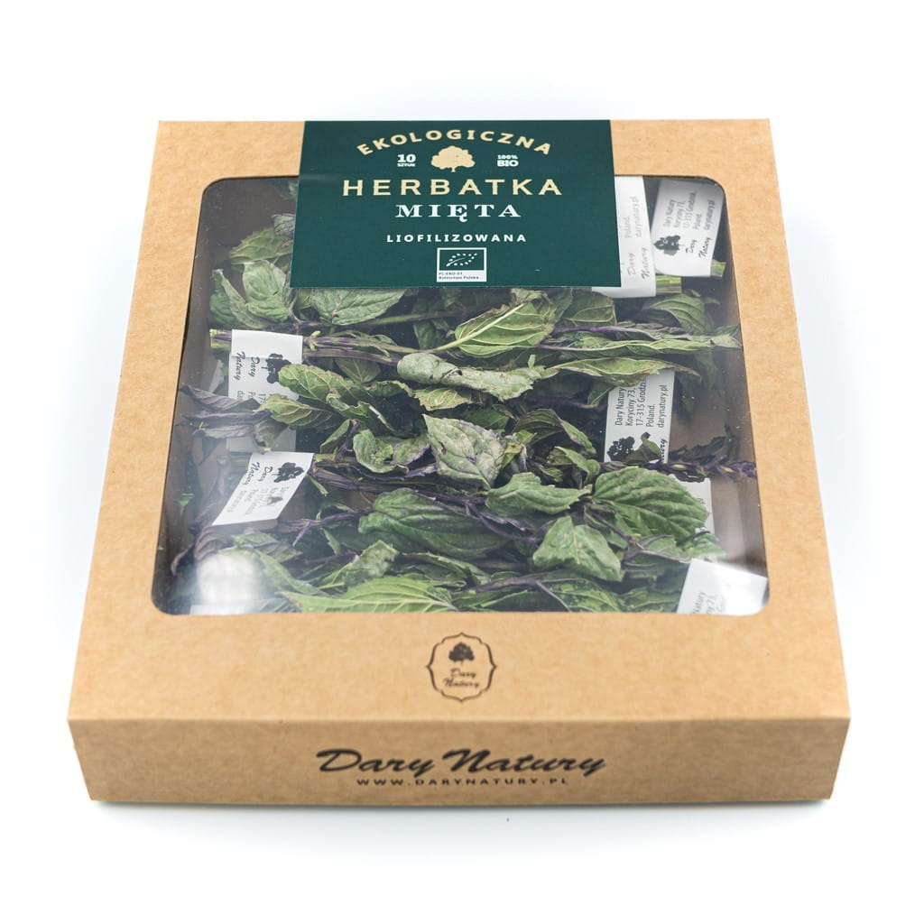 Thé à la menthe lyophilisé BIO (10 x 1 g) 10 g - CADEAUX DE LA NATURE