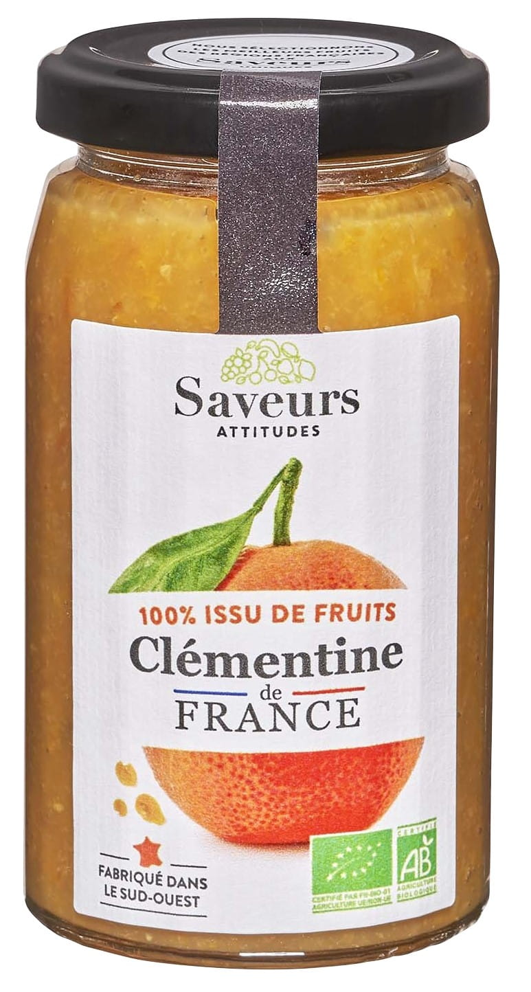 Mousse clémentine BIO 240 g - SAVEURS ET FRUITS