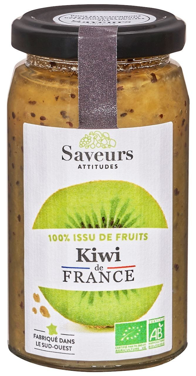 Mousse au kiwi BIO 240 g - SAVEURS ET FRUITS