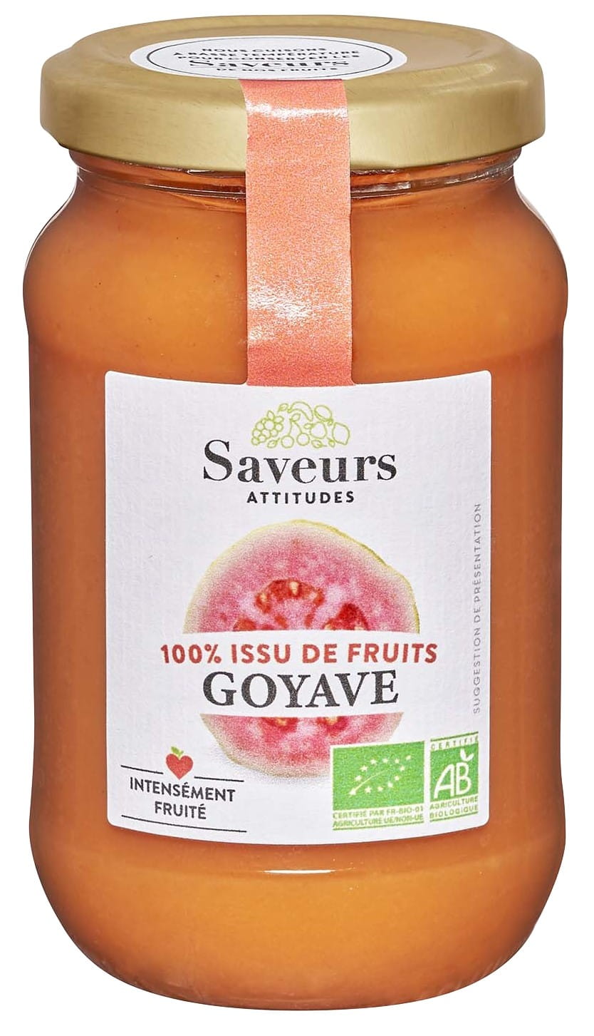Mousse goyave BIO 310 g - SAVEURS ET FRUITS