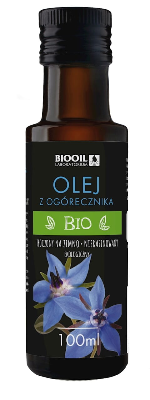 Huile de bourrache BIO pressée à froid 100 ml - BIOOIL
