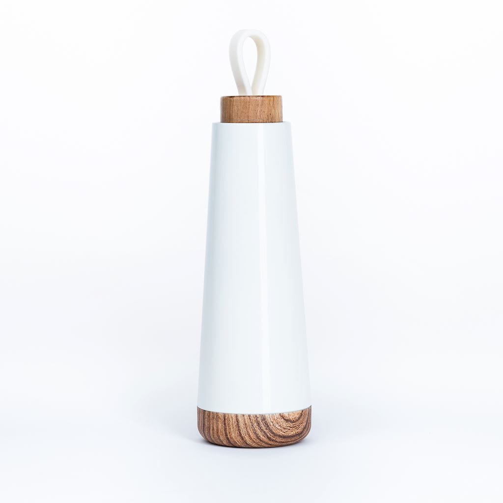 Bouteille isotherme avec anse en silicone 500 ml blanc - CHIC - MIC