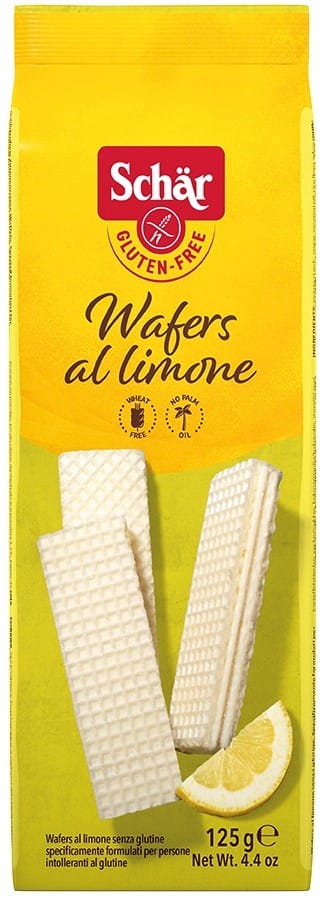 Gaufrettes au limone - gaufrettes au citron sans gluten 125 g - SCHÄR