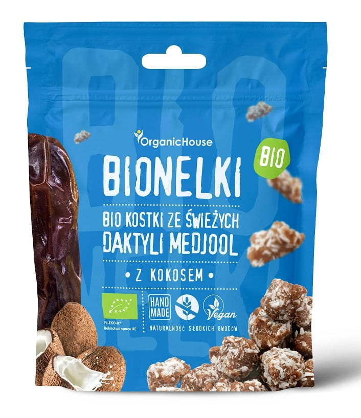Pralines aux dattes aux flocons de noix de coco sans gluten BIO 50 g - MAISON BIO