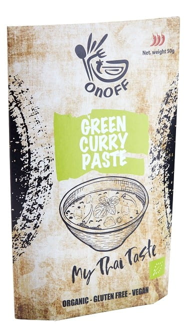 Pâte de curry vert sans gluten BIO 50 g (sachet) - ONOFF SPICES