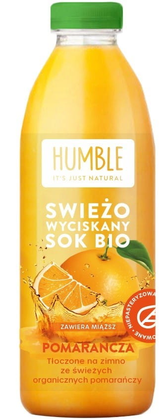Jus d'orange frais hpp BIO 750 ml - HUMBLE