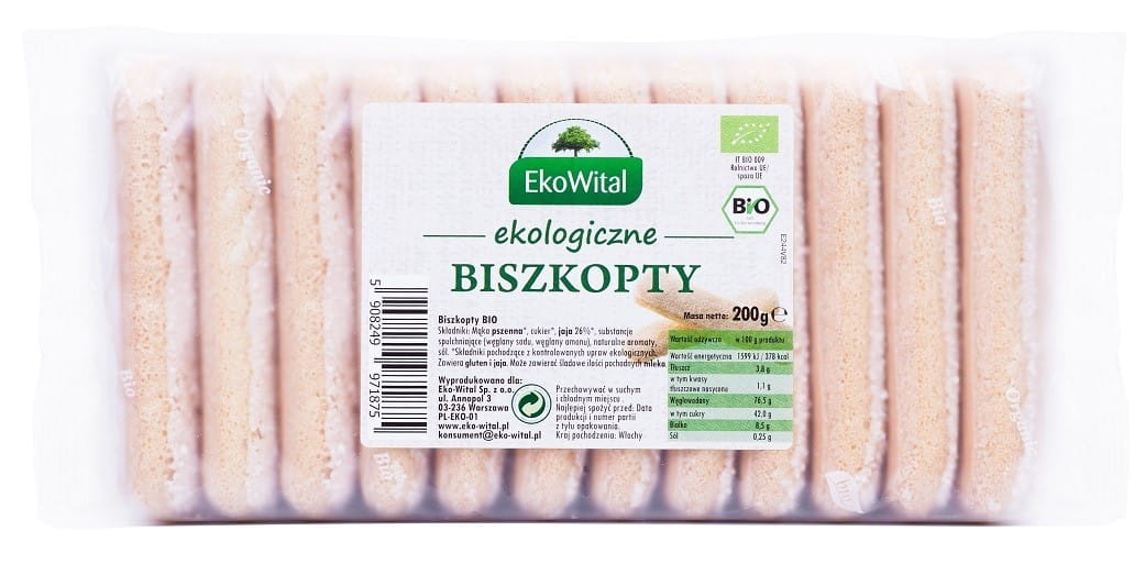 Biscuits pour enfants BIO 200 g - EKOWITAL
