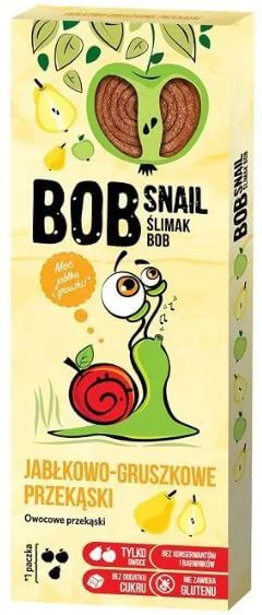 Snack Snacks pomme et poire 30 g BOB SNAIL