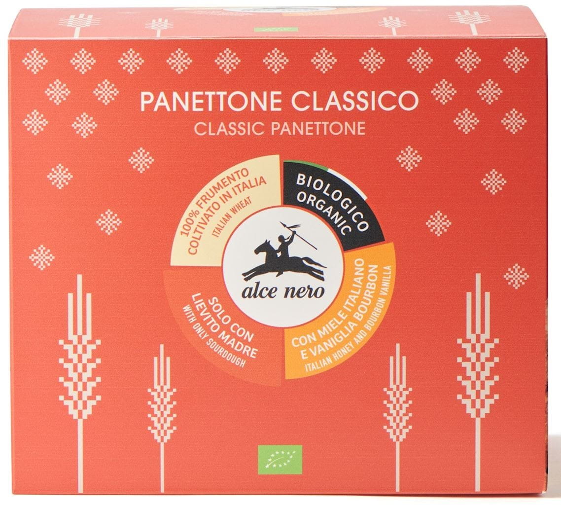 Gâteau panettone classico BIO 750 g - ALCE NERO