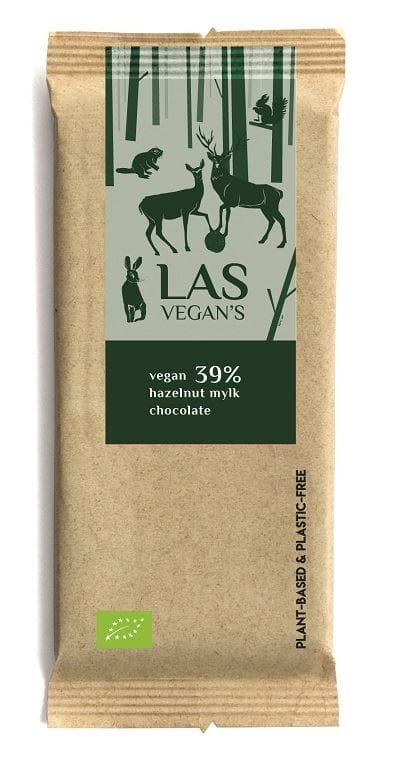 Tablette chocolat et noix BIO 50 g - LAS VEGANS