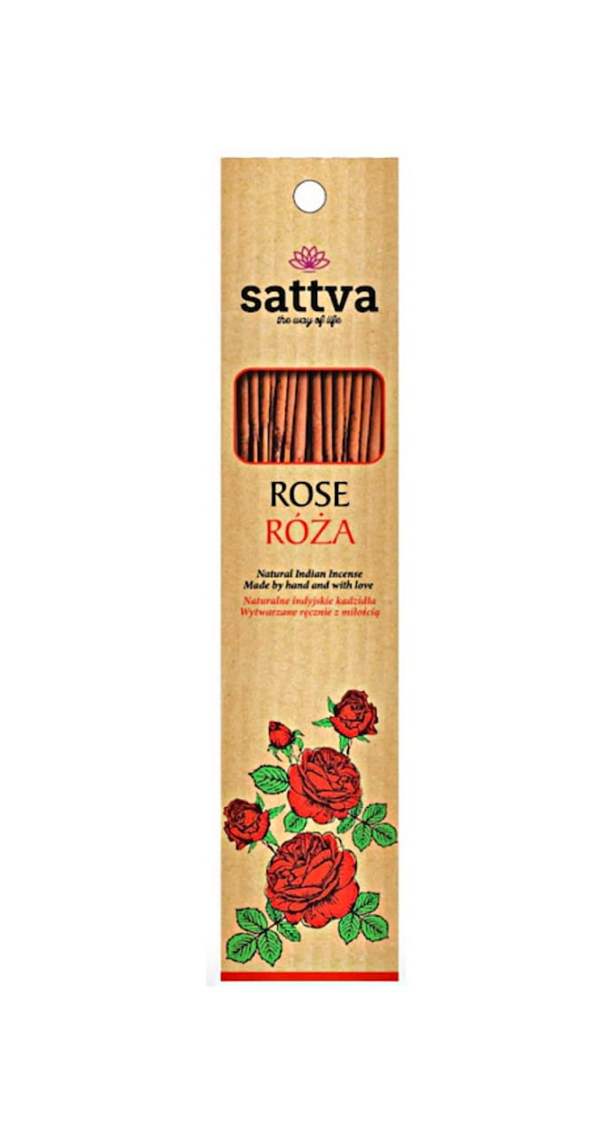 Encens indien rose (15 pièces) 30 g - SATTVA