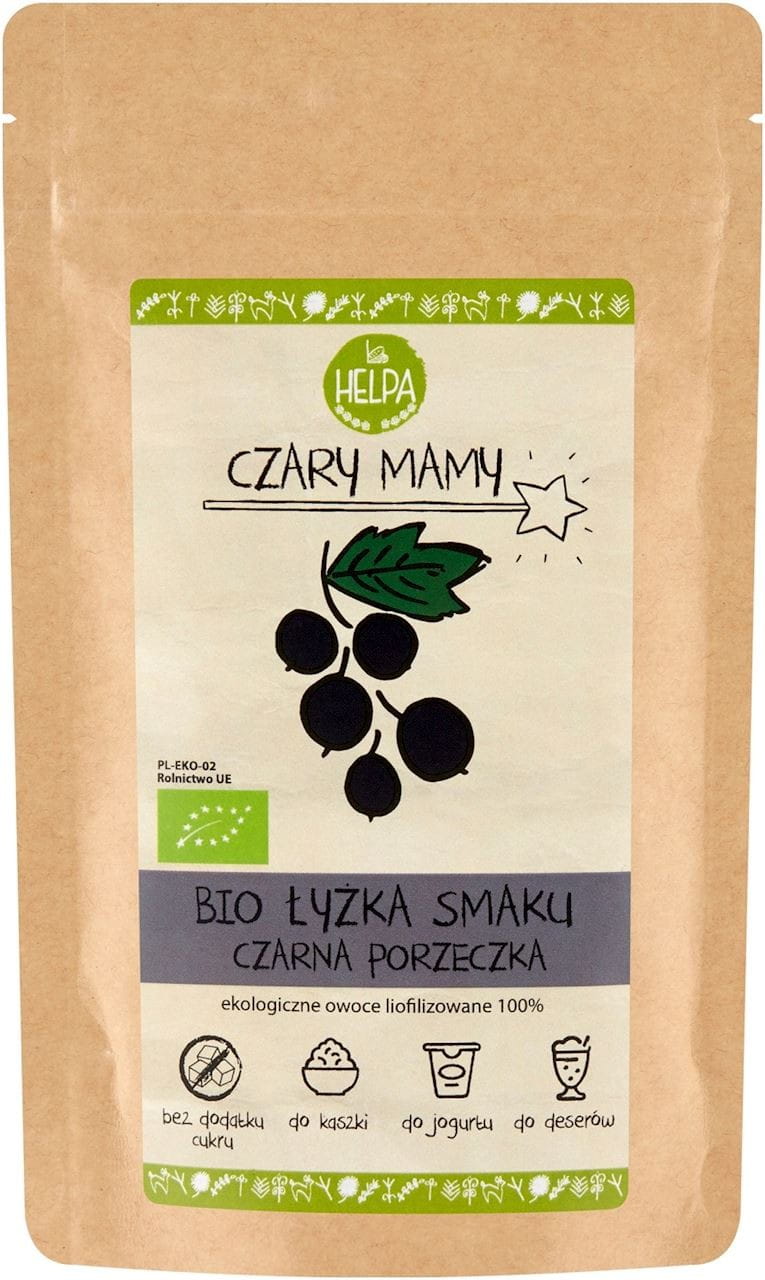 Cuillère à soupe d'arôme cassis (poudre de cassis lyophilisé) BIO 40 g - HELPA