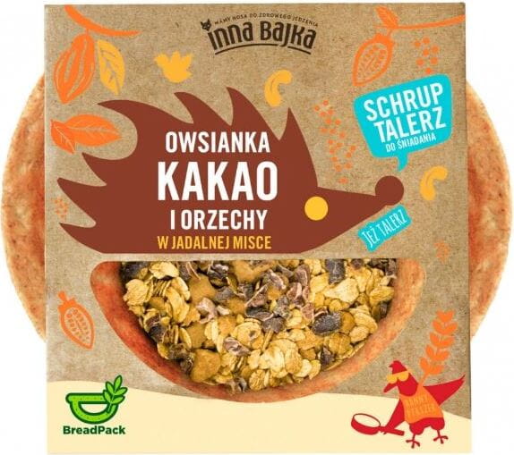 Bouillie de cacao et noix dans un bol comestible 115 g - ANOTHER TALE