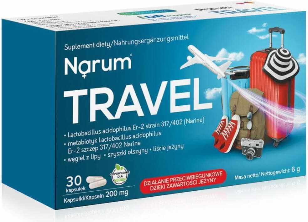 Voyage Probiotique 200 MG 30 gélules - NARUM