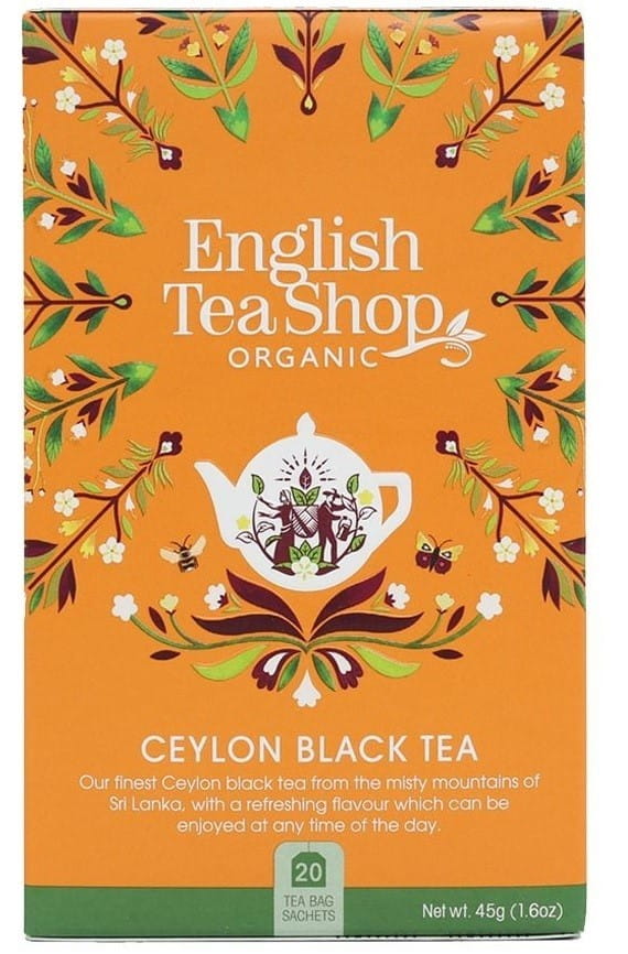 Thé noir de Ceylan (20x2.25) BIO 45 g - ENGLISH TEA SHOP