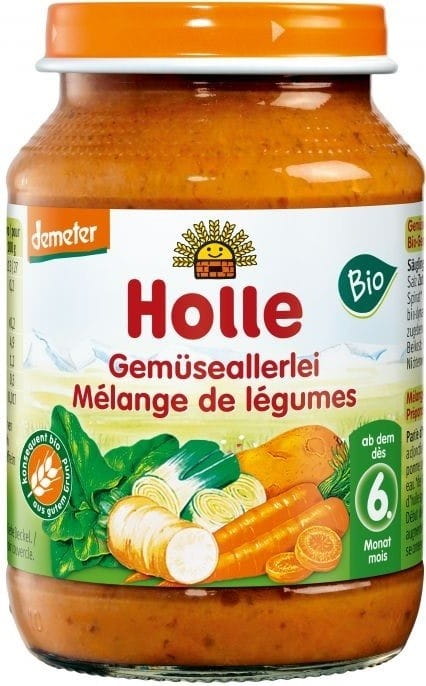Plat bébé mélange de légumes BIO 190 g - HOLLE