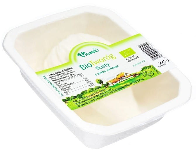 Fromage cottage gras de lait de foin BIO 1 kg - KLIMEKO