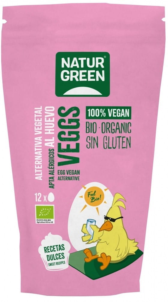 Alternative végétalienne aux œufs sucrés sans gluten BIO 240 g - NATURGREEN