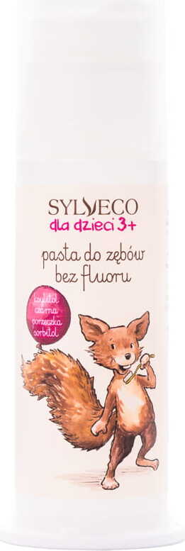 Dentifrice sans fluor pour enfant 3 ans + xylitol cassis sorbitol 75ml - SYLVECO