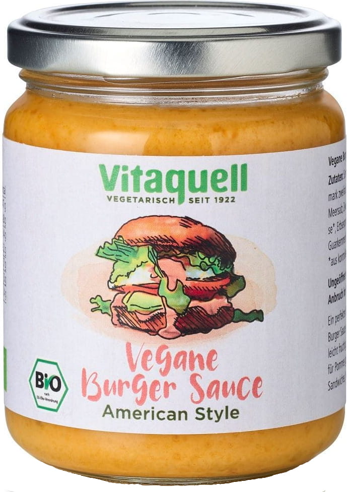 Sauce burger végétalienne à l'américaine BIO 235 ml - VITAQUELL