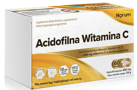 Vitamine C Acidophile 400 MG 60 gélules - VITAWAY